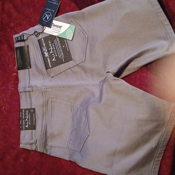 Au Noir Jean Shorts Silver stretch Jay SKC 30 waist 8 ¼ inseam - Picture 6 of 8